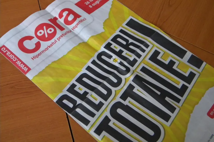 Hipermarketul Cora Cluj, amendat cu 30.000 de lei pentru reclama mincinoasa VIDEO si FOTO