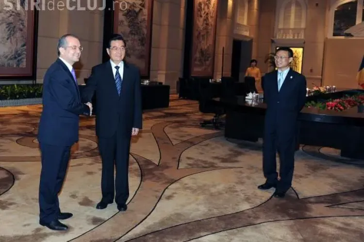 Premierul Emil Boc discuta luni cu premierul chinez despre hidrocentrala Tarnita-Lapustesti