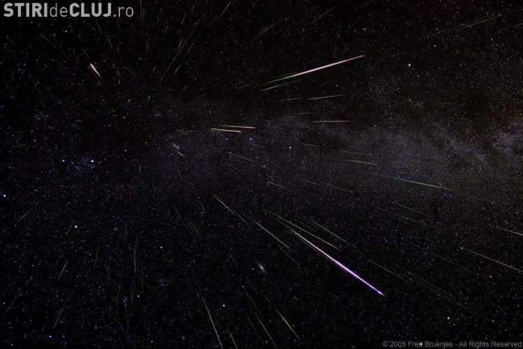 Ploaie de stele: Vineri spre sambata noaptea pot fi admirate Perseidele