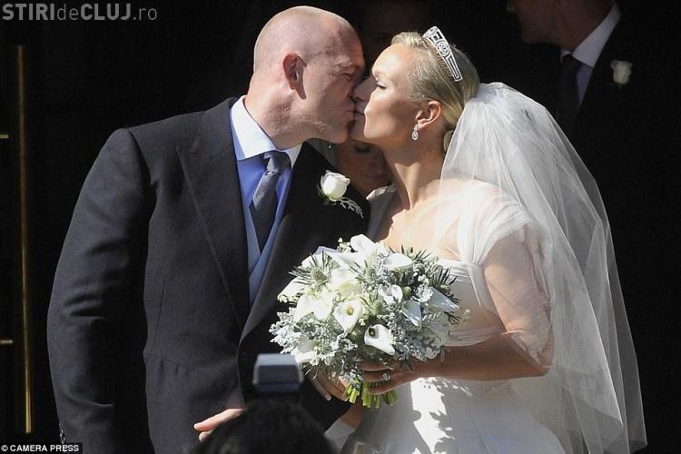 O noua nunta regala in Marea Britanie. Zara, nepoata reginei, s-a casatorit cu un jucator de rugby - VIDEO
