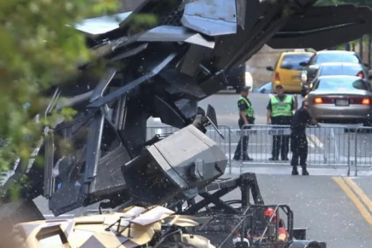Un nou accident grav pe platourile de filmare a noului film Batman VIDEO si FOTO