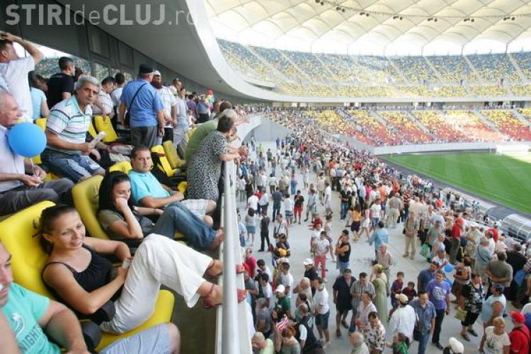 National Arena, loc de "pelerinaj" pentru romani! 100.000 de oameni au fost prezenti aseara la deschidere VIDEO