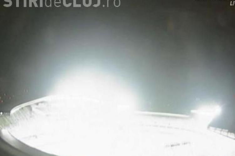 Suporterii U au filmat nocturna de pe Cluj Arena si au pus imaginile pe YouTube! VIDEO