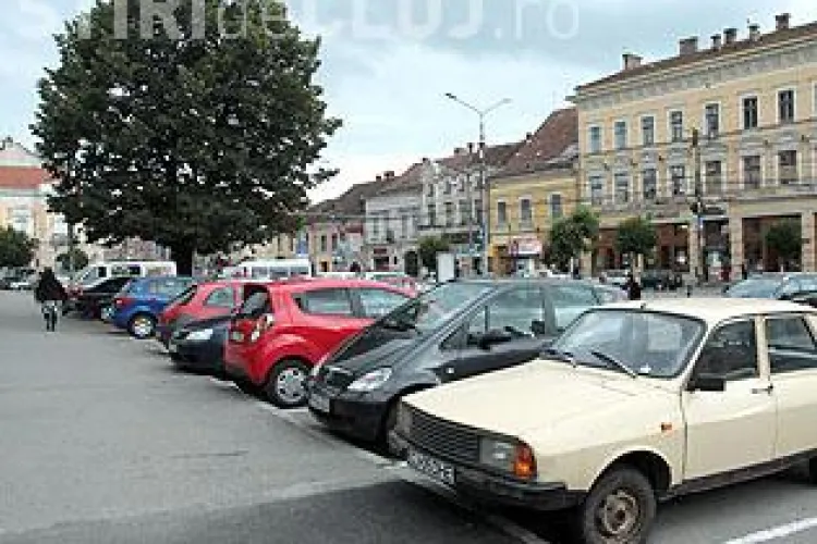 Piata volanta de alimente in parcarea din Piata Unirii VIDEO
