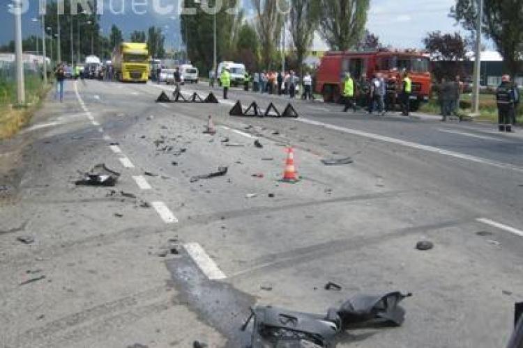 Accident grav pe centura Cluj-Napoca NE. Patru persoane au fost ranite, din cauza unui sofer care nu a acordat prioritate!