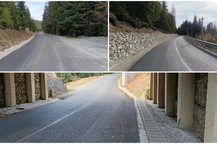 Drumul spre Muntele Băișorii din Cluj, gata pentru iarnă! S-au finalizat lucrările de modernizare pe tronsonul care leagă stațiunea de pârtia Buscat