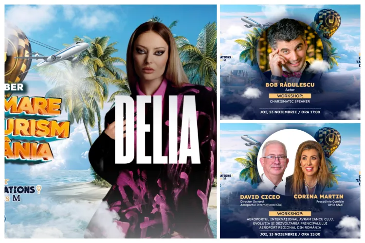 Wonder Destinations, primul mare târg de turism din România, reunește la Cluj zeci de agenții de turism, workshop-uri cu profesioniști, concert LIVE Delia