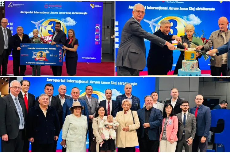 Pasagerul cu numărul 3.000.000! Aeroportul Internațional „Avram Iancu” Cluj marchează o nouă performanță remarcabilă