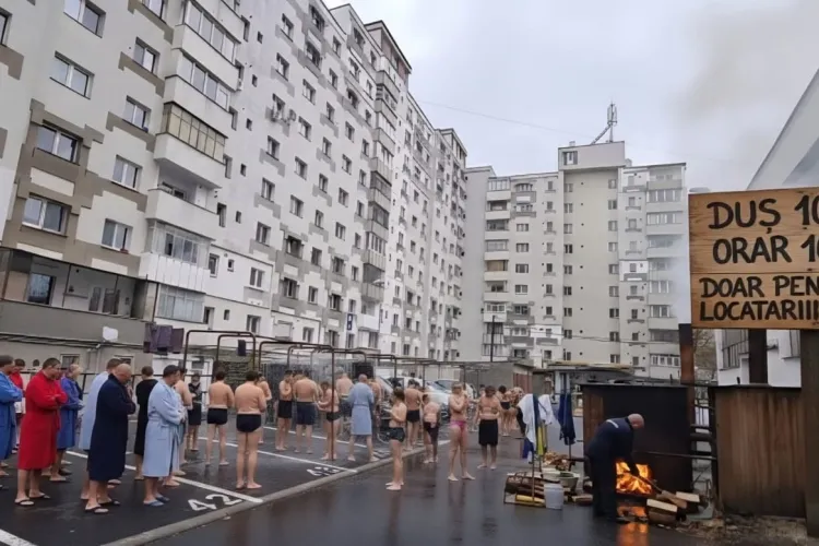 Locatarii dintr-un bloc din Calea Florești se încălzesc cu râsete și Inteligența Artificială! Glumele „la foc mic” îi fac să uite de necaz