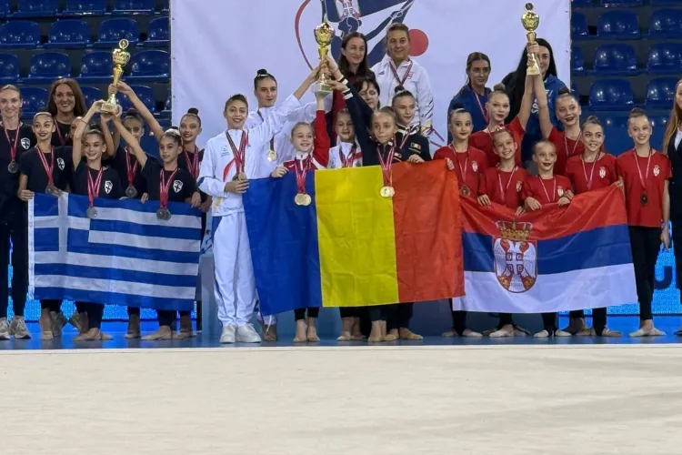 Fetele de aur ale Clujului uimesc din nou! Gimnastele de la CSM Cluj-Napoca au adus 8 medalii de AUR acasă