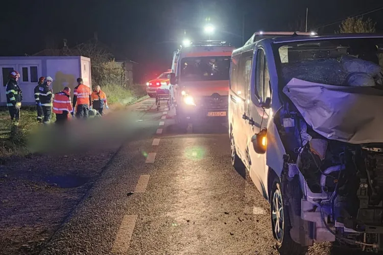 Accident extrem de grav în localitatea Baciu din județul Cluj. Un pieton a murit după ce a fost spulberat de o mașină condusă de un străin - UPDATE