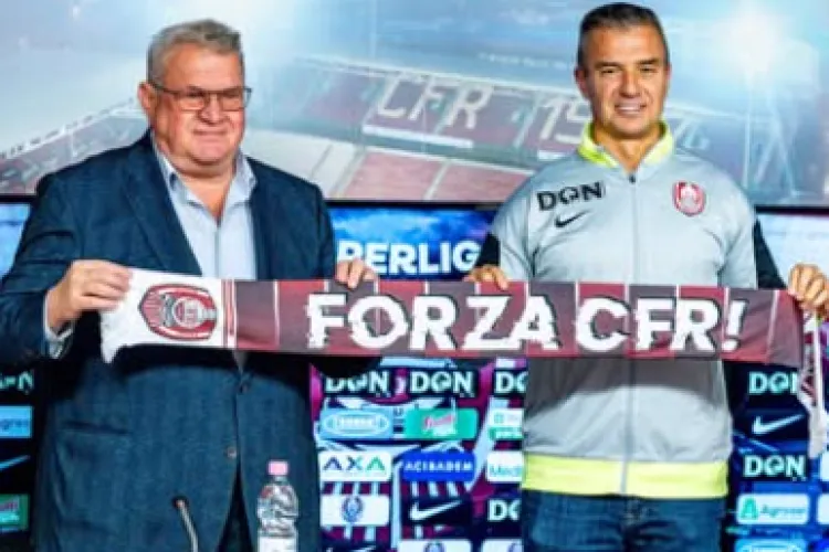 CFR Cluj își pune speranțele în Daniel Pancu: „Este o onoare pentru mine să antrenez cea mai titrată echipă din România”