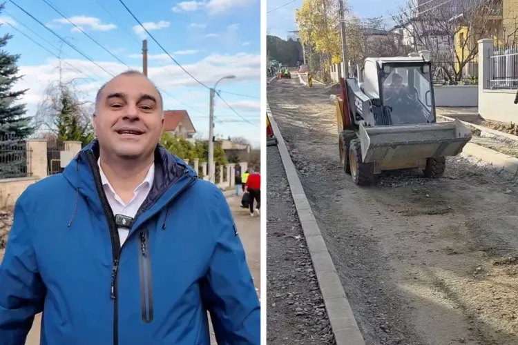 VIDEO. Transformare totală pe o stradă din Cluj-Napoca! Primăria promite asfalt nou pe 700 de metri: Șantierul intră în ultima fază!