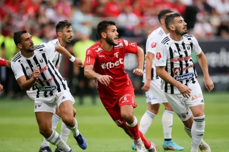 CCA contrazice arbitrajul VAR! Golul echipei UTA Arad din meciul cu Universitatea Cluj trebuia validat