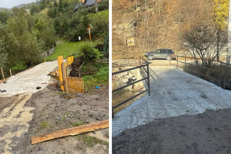 Trei poduri reparate recent! Unul asigură accesul copiilor la tabără, iar autoritățile investesc 100.000 de lei pentru siguranță și turism