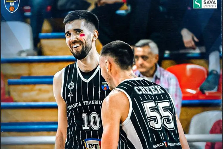 U BT obține la Belgrad a patra victorie consecutivă în ABA League! Silvășan a făcut o criză de nervi în time-out