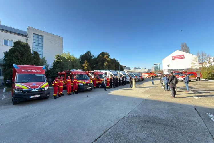 Flota de urgență se modernizează! Clujul primește autospeciale noi, cu dotări moderne. Urmează să fie recepționate alte patru ambulanțe SMURD
