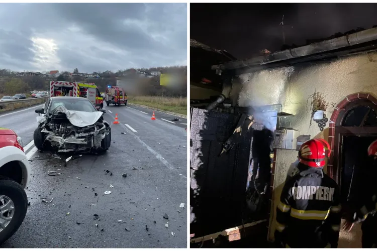 Weekend „negru” pentru ISU Cluj: Zeci de accidente grave, incendii de proporție și intervenții de urgență într-un maraton de 48 de ore