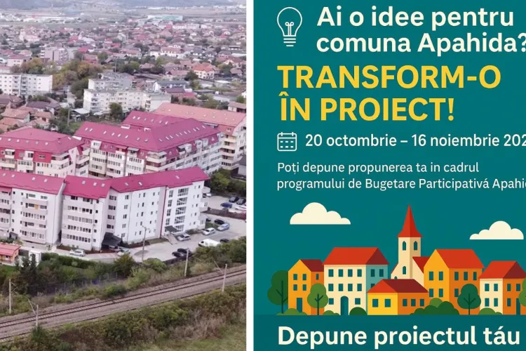 Vrei să schimbi ceva în Apahida? Acum ai șansa! Votează proiectele Bugetării Participative și decide cum se cheltuie banii comunei