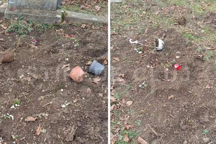 Eveniment scandalos în Cluj! Morminte vandalizate, flori și candele distruse, localnicii cer măsuri urgente de la autorități