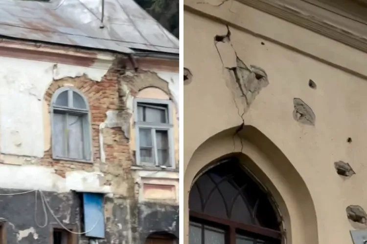 VIDEO. Mănăstirea Nicula în pericol! Constructor clujean acuză lucrări de consolidare periculoase la biserica veche de la Nicula: „Să vină un procuror” 