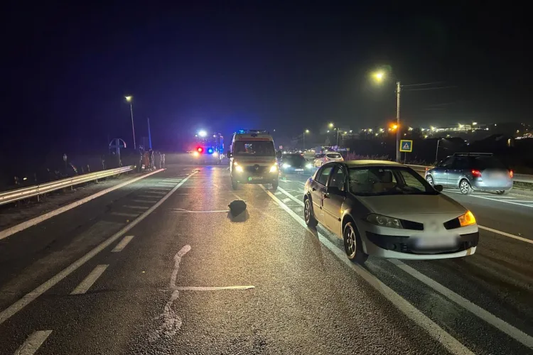 VIDEO. Accident grav la Mărtinești, Cluj: Un pieton a murit. Medicii au încercat, în zadar, să îl resusciteze!