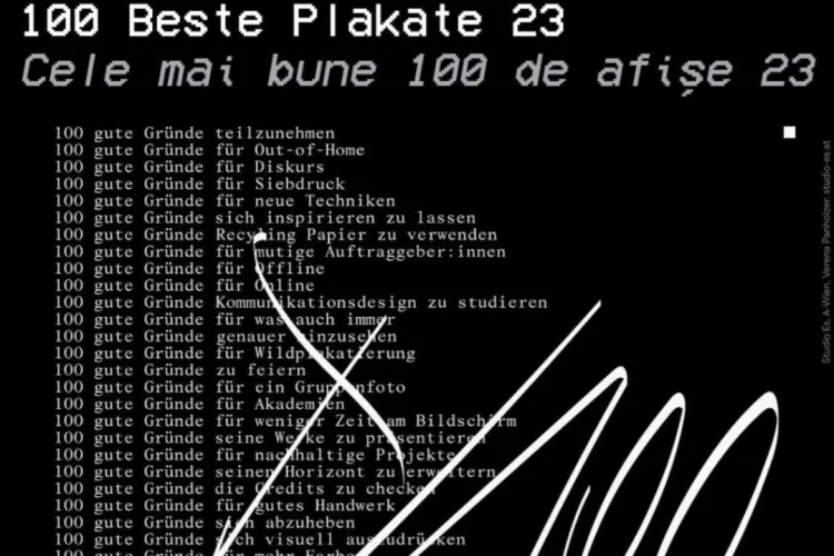 Cele mai bune afișe din Germania, Austria și Elveția ajung la Cluj! O galerie de artă impresionantă, unde realitatea augmentată va face parte din show