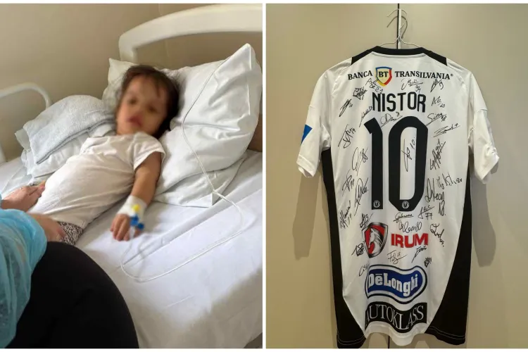 Gest de solidaritate în familia Universității Cluj! Peluza „Șepcile Roșii” strânge fonduri pentru o fetiță diagnostică cu leucemie