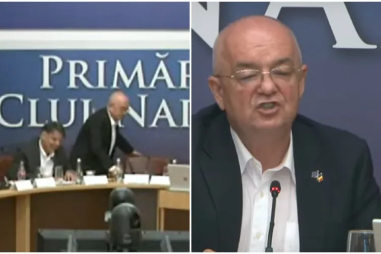 VIDEO. Emil Boc, nervos în ședința de Consiliu Local. Atacat din toate părțile pe tema metroului, primarul a plecat din ședință: „E un manager slab”