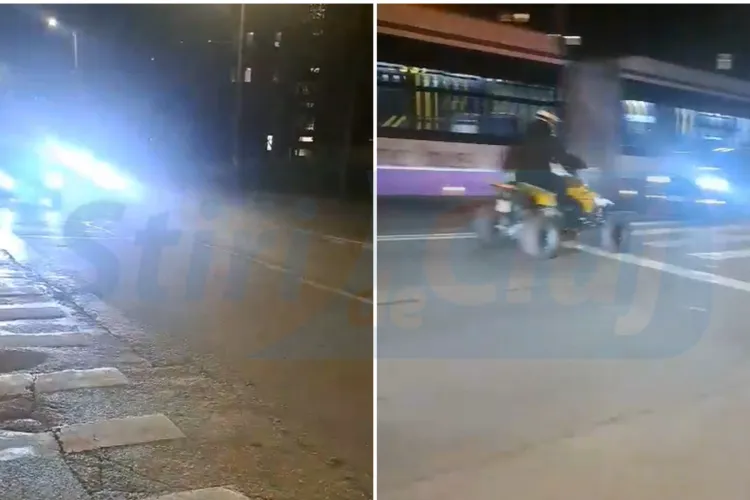 VIDEO. Un teribilist pe ATV se crede la el acasă în zona Iulius Mall: „Circula cu mare viteză, făcea ture. Ca să nu mai vorbim de zgomotul infernal”