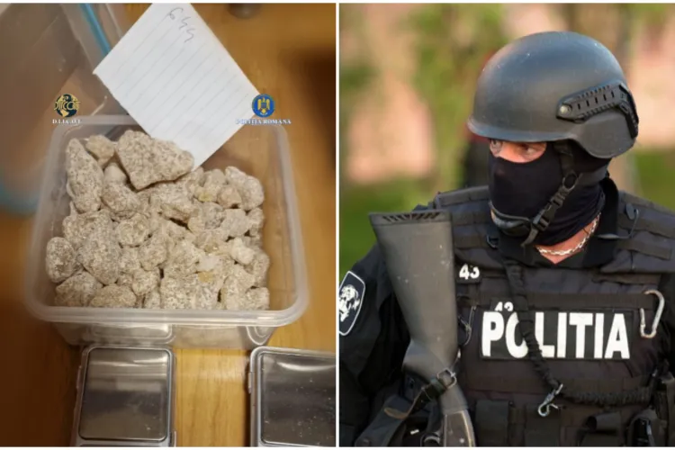 Traficanți de droguri prinși de BCCO Cluj-Napoca. Captura este impresionantă, drogurile comercializate erau de mare risc