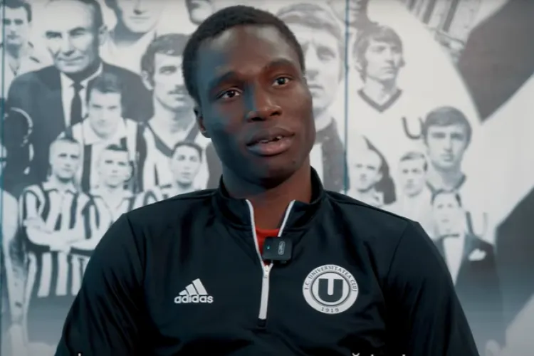 Fotbalistul de la Universitatea Cluj care a trecut prin momente de cumpănă. Atacantul vrea să facă istorie la echipă: „Copilăria mea a fost dificilă”