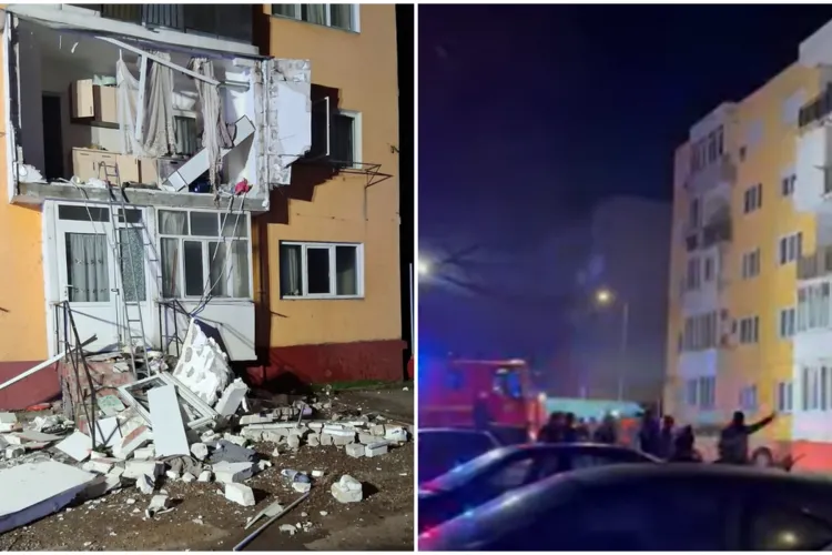 O nouă explozie într-un bloc din România înainte de miezul nopții. O femeie a suferit arsuri severe după prăbușirea balconului
