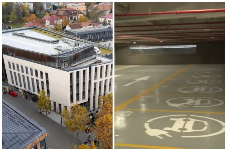 Se deschide un nou parking în centrul orașului Cluj-Napoca. Vor fi 310 locuri de parcare, dintre care 20 pentru mașini electrice