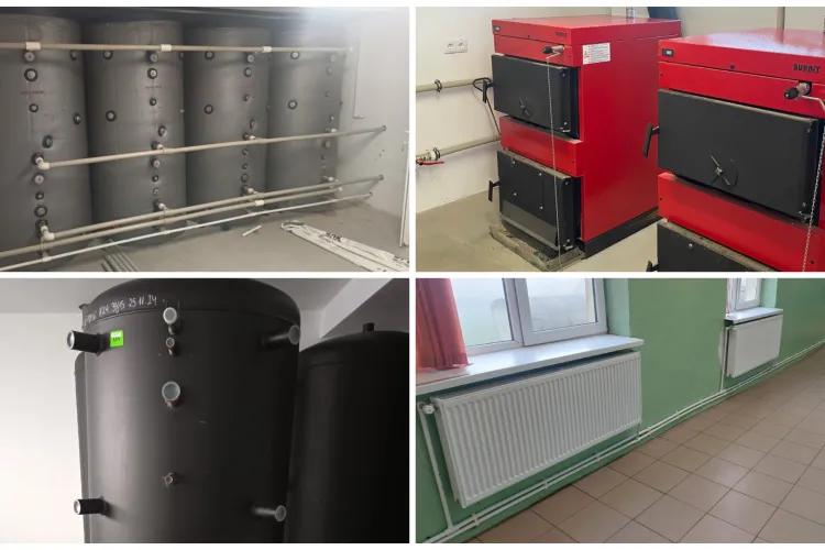 O școală din Cluj, modernizată complet: Elevii și profesorii au parte de un nou sistem de încălzire, cel vechi fiind pus în funcțiune de peste 15 ani