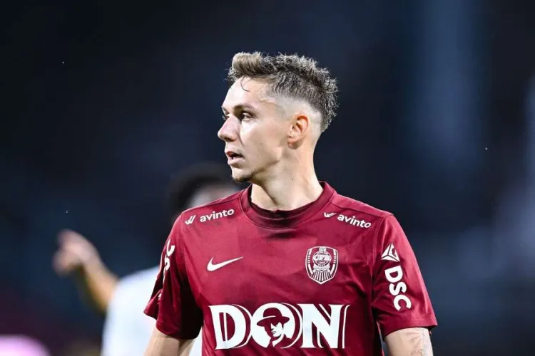 Louis Munteanu, vânat de Europa! Lyon și alte două cluburi din Franța gata să ofere milioane pentru atacantul CFR Cluj