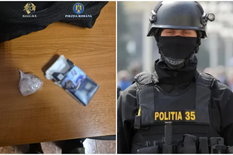 Trei traficanți de droguri periculoși au primit vizitat mascaților în Cluj-Napoca. Vor fi cercetați pentru trafic de droguri de mare risc