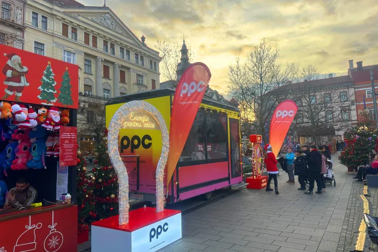 PPC aduce energia sărbătorilor de iarnă la Târgul de Crăciun Cluj 2025