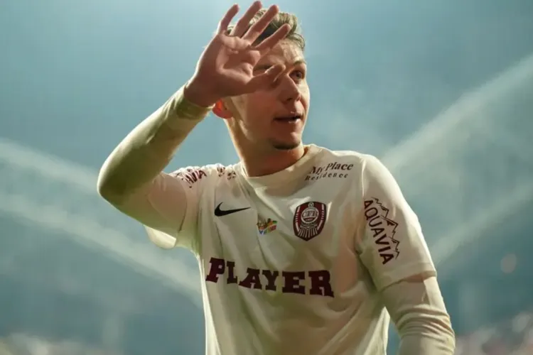 Colac de salvare pentru CFR Cluj? Încă un mare club din Europa intră în cursa pentru semnătura lui Louis Munteanu la iarnă: „Sub 10 milioane euro nu-l dau”