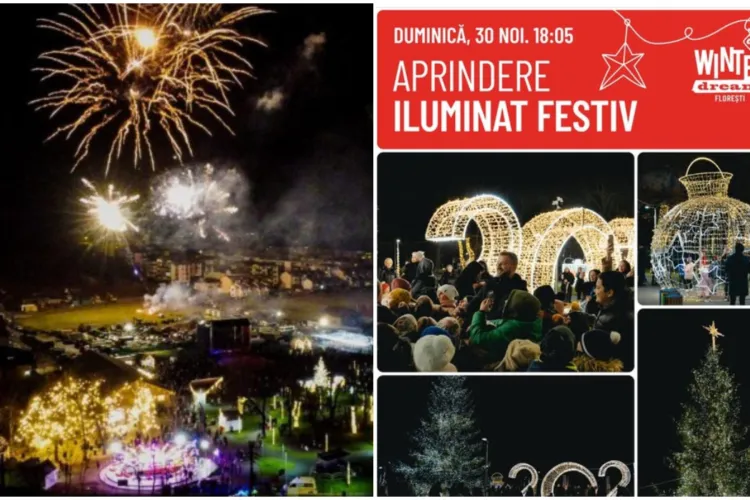 Locuitorii din Florești sunt așteptați la momentul magic. „Să fie un moment în care fiecare copil să simtă magia sărbătorilor”