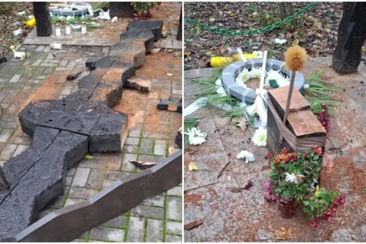 Troița din Tâncăbești dedicată lui Corneliu Zelea Codreanu a fost distrusă. În locul ei a fost lăsată o perie de toaletă. Poliția a deschis o anchetă