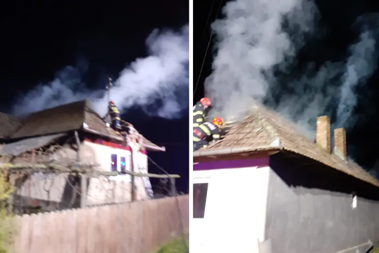 Tragedie în timpul unui incendiu din Cluj: Un bărbat a fost omorât de flăcări, altul transportat de urgență la spital!