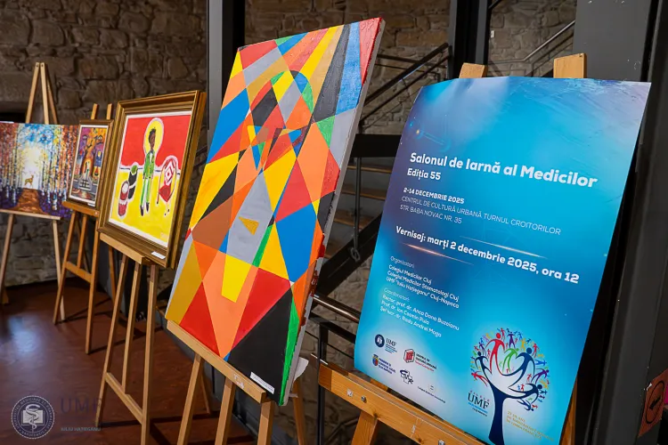 Când bisturiul lasă loc pensulei! Expoziția în care medicii din Cluj transformă arta în sprijin pentru copii FOTO 