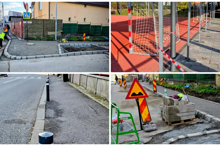 Rugămințile clujenilor au fost ascultate: Lucrările pentru siguranța pietonilor au început în forță în cartierul Între Lacuri