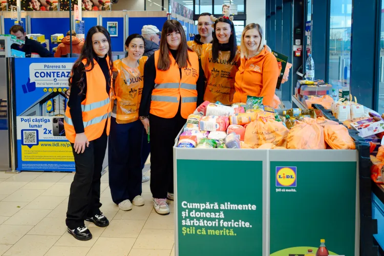 VIDEO. Generozitate de Crăciun! Voluntari, ONG-uri și supermarketuri sunt îngeri pentru nevoiași la Cluj: Sute de tone de alimente ajută acum mii de oameni