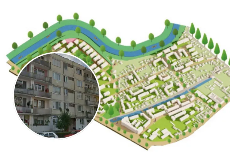 Localitatea din județul Cluj care vrea să scape de cartierele comuniste, construite fără niciun stil de Ceaușescu: „Învățăm din exemplele de succes”