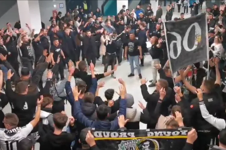 VIDEO | Spectacol total al suporterilor U-BT la meciul anului la Cluj, cu Partizan Belgrad. 10 mii de fani au „incendiat” BT Arena