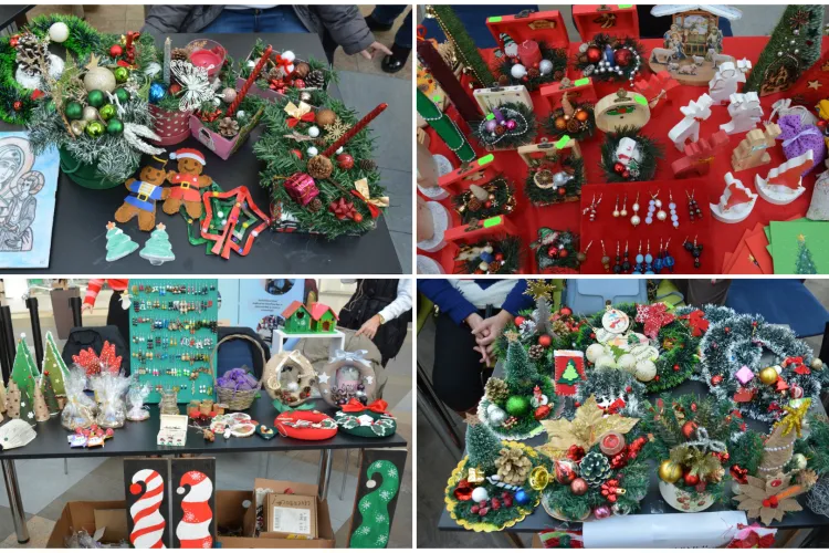 Târgul de lucrări hand-made realizate de beneficiarii DGASPC Cluj, în plină desfășurare: Clujenii au ocazia să cumpere obiecte absolut minunate