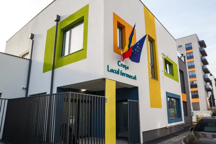 Cluj-Napoca inaugurează o creșă modernă! „Lacul Fermecat” primește 60 de copii cu spații verzi, loc de joacă și dotări de top