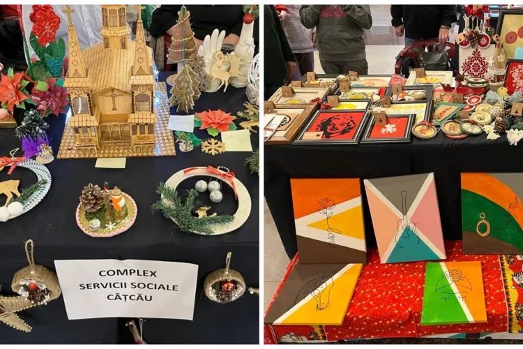 Târgul de lucrări hand-made DGASPC aduce magia sărbătorilor la Cluj: Vezi de unde poți cumpăra cele mai frumoase ornamente din acest sezon